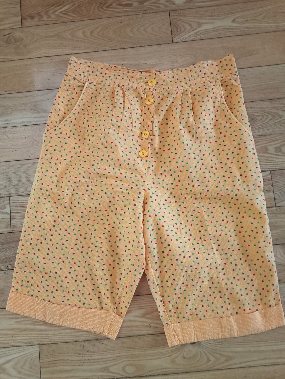 Vintage Button Up Shorts